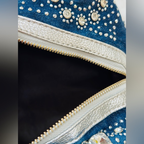 Denim Rhinestone bag - Picture 3 of 7